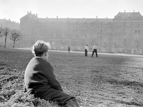 Image of a A young Hungarian refugee is pictured in France, circa 1948-1967. *National Archives